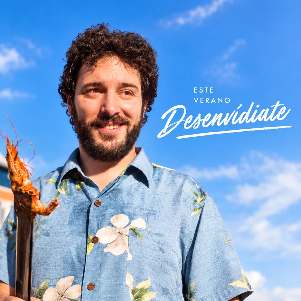 Imagen de la campaña Desenvídiate de Pescanova.