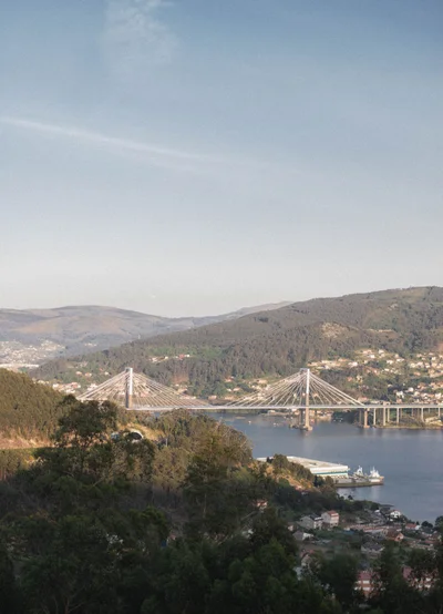 Puente de Rande y ría de Vigo